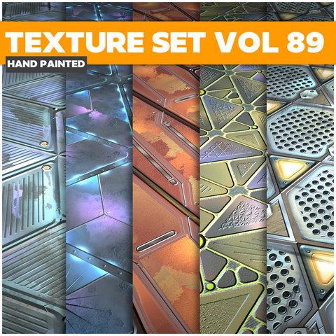 Scifi Vol.89 - Game PBR Textures - LowlyPoly
