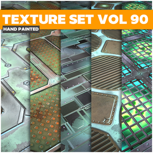 Scifi Vol.90 - Game PBR Textures - LowlyPoly
