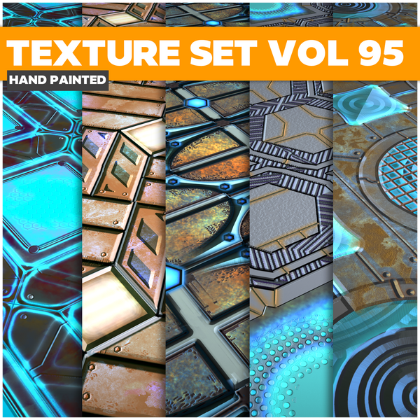 Scifi Vol.95 - Game PBR Textures - LowlyPoly