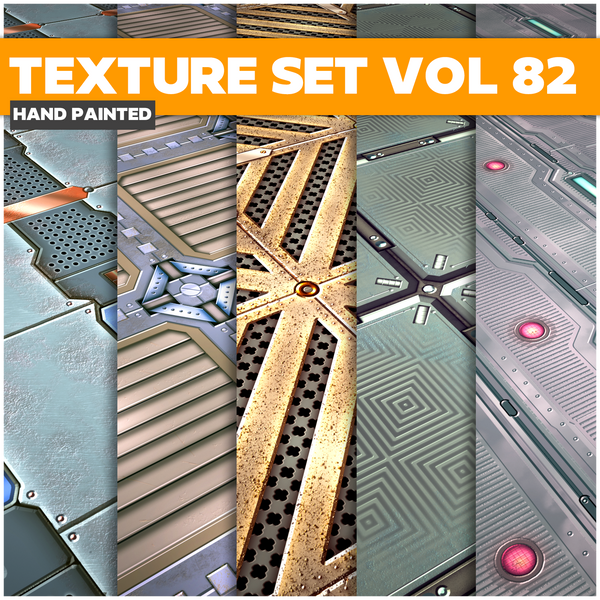 Scifi Vol.82 - Game PBR Textures - LowlyPoly