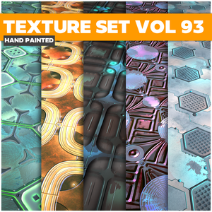 Scifi Vol.93 - Game PBR Textures - LowlyPoly