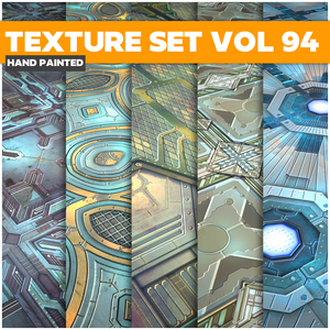 Scifi Vol.94 - Game PBR Textures - LowlyPoly