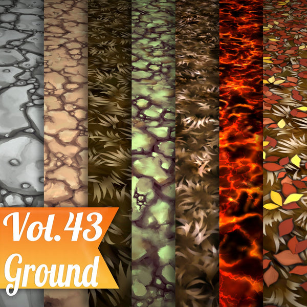 Ground Vol.43 - Hand Painted Texture Pack - LowlyPoly