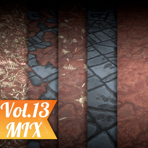 Ground Dirt Vol.13 - Hand Painted Texture Pack - LowlyPoly